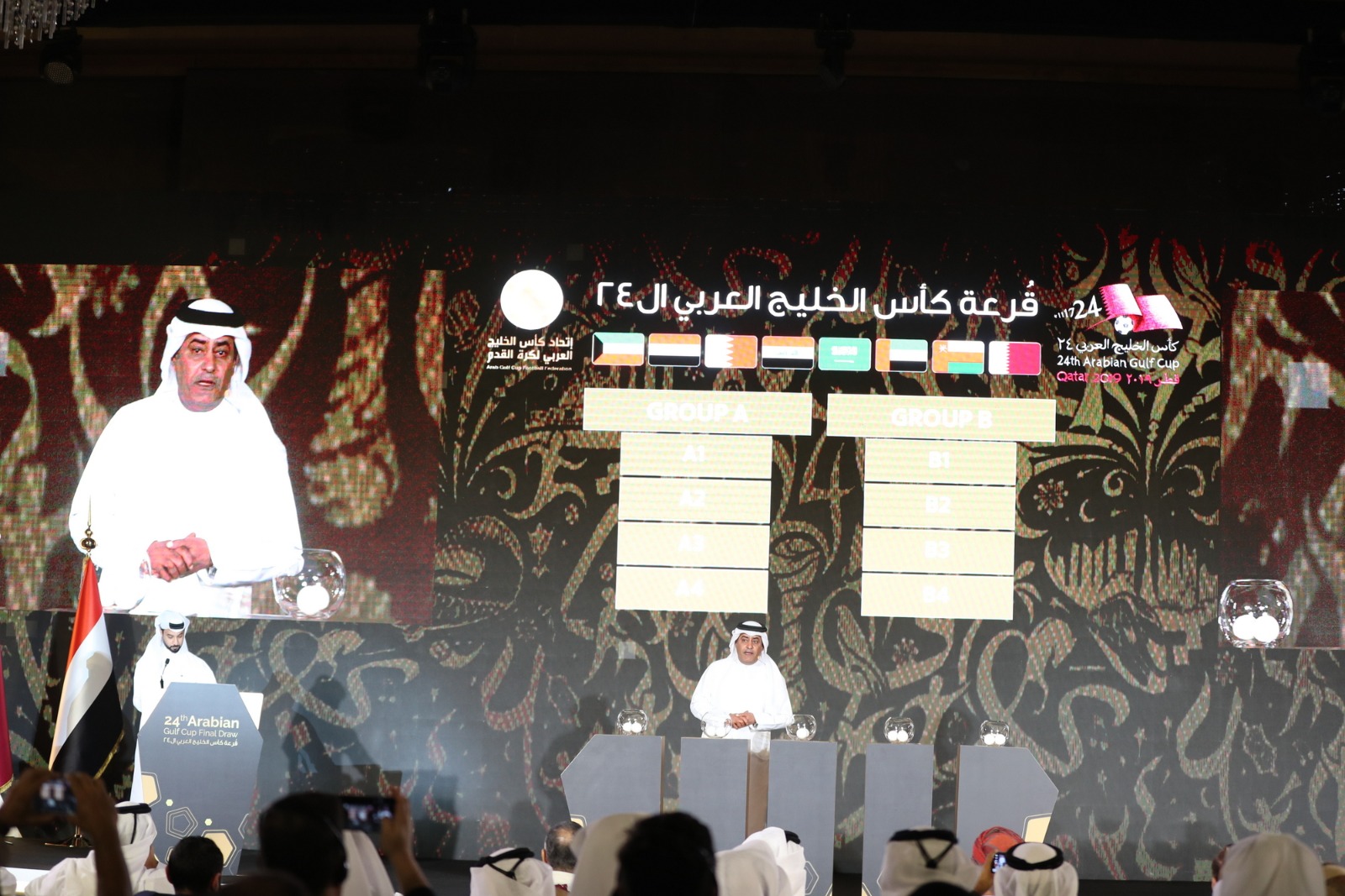 24th Arabian Gulf Cup schedule اتحاد كأس الخليج العربي لكرة القدم