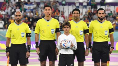 Photo of Distinguished performance by the UAE refereeing team in the Spain-Costa Rica match