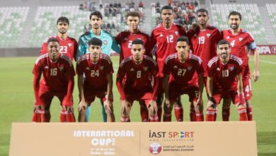Photo of The Emirates Olympic team faces South Korea in the final of the international friendly tournament for Asian teams under 23 years old