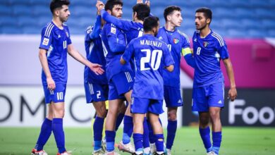 Photo of The Kuwaiti national team defeated Malaysia in the U-23 Asian Cup in the last round